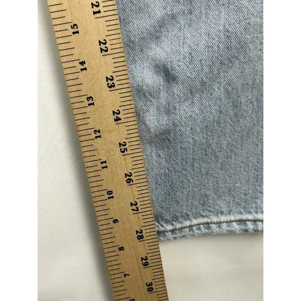 Aritzia DENIM FORUM Women’s Size 28L The BF High Rise Loose Jeans Slim Leg - Picture 5 of 16